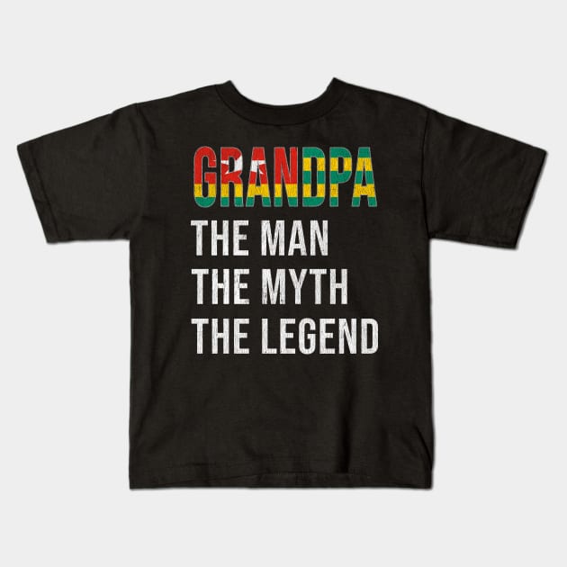 Grand Father Togan Grandpa The Man The Myth The Legend - Gift for Togan Dad With Roots From  Togo Kids T-Shirt by Country Flags